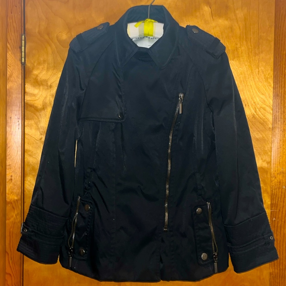 Zara Basic Short Trench Size L